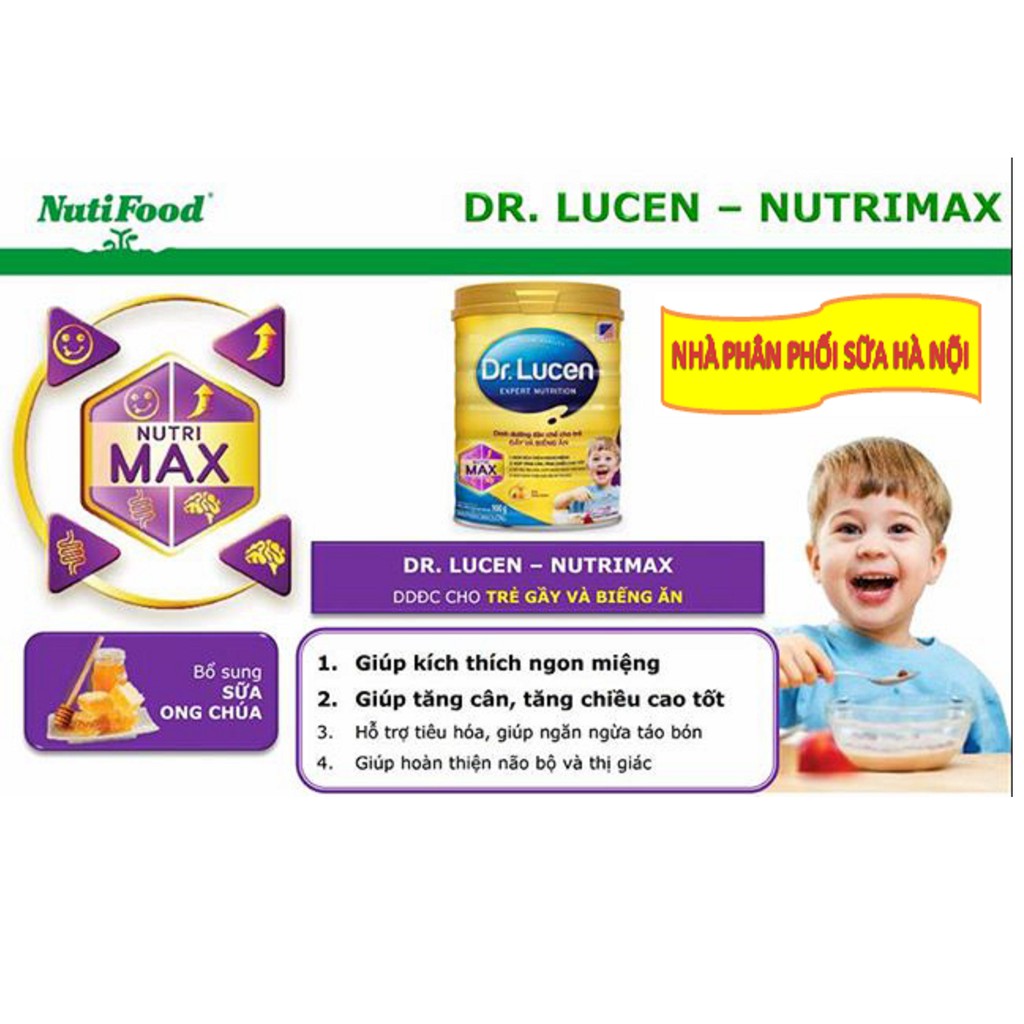 SỮA BỘT DR.LUCEN NUTRIMAX 400g/900g