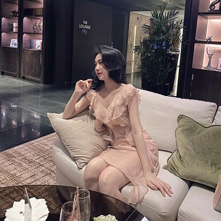Váy tơ bèo Ruby dáng ngắn