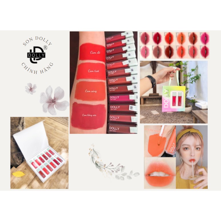 Son kem lì dolly COMBO 12 MÀU DOLLY SUPER MATTE chính hãng Hot Trend 2021 cho chị em | BigBuy360 - bigbuy360.vn