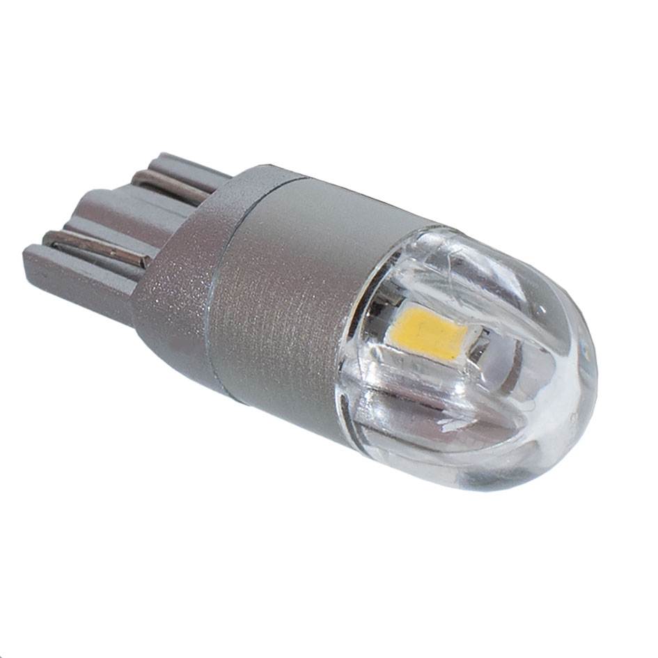 Bộ 4 bóng đèn LED T10 W5W 168 2 bóng 6000k 12v DC sáng trắng cho xe hơi