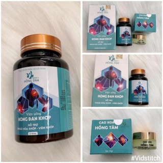 HỒNG ĐAN KHỚP - MUA 1 TẶNG 1 - TẶNG NGAY CAO XOA HỒNG TÂM [ FFREESHIP - HÀNG CHÍNH HÃNG ]
