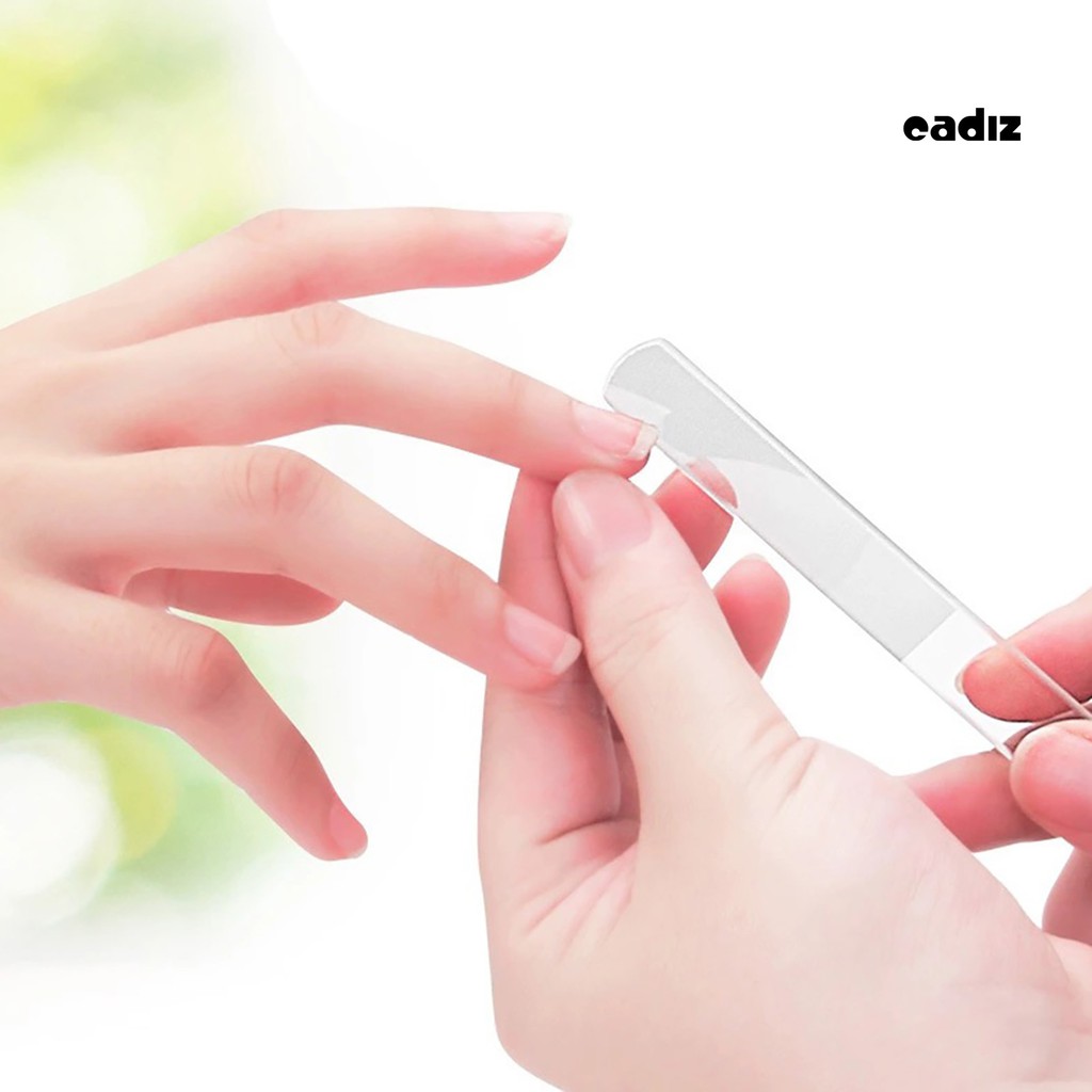 [Hàng mới về] Dụng Cụ Dũa Móng Tay Bằng Thủy Tinh Chất Lượng Cao