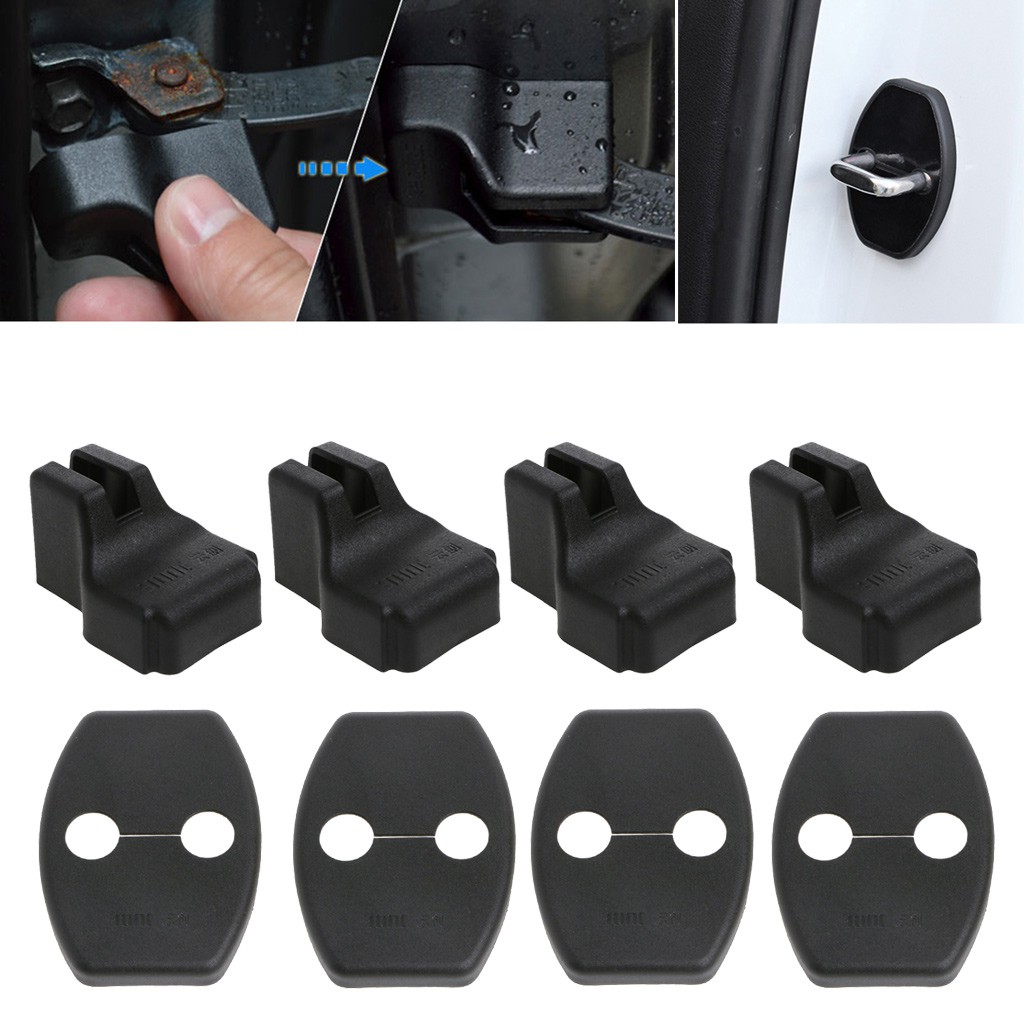 Phụ kiện chặn khóa cửa ô tô Skoda Octavia A7 fabia rapid superb