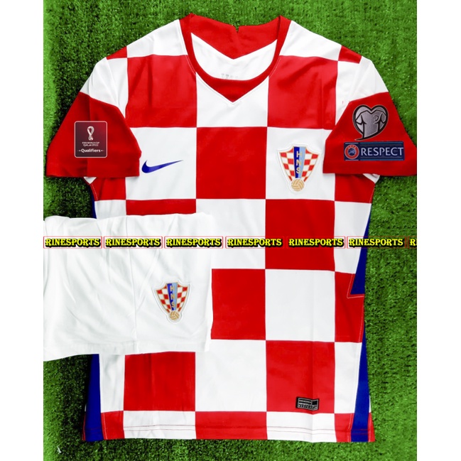 Bộ Áo bóng đá Croatia đỏ mùa giải Euro - Vòng loại World Cup 2021 hàng Thailand chuẩn thi đấu . Cam kết Y Hình