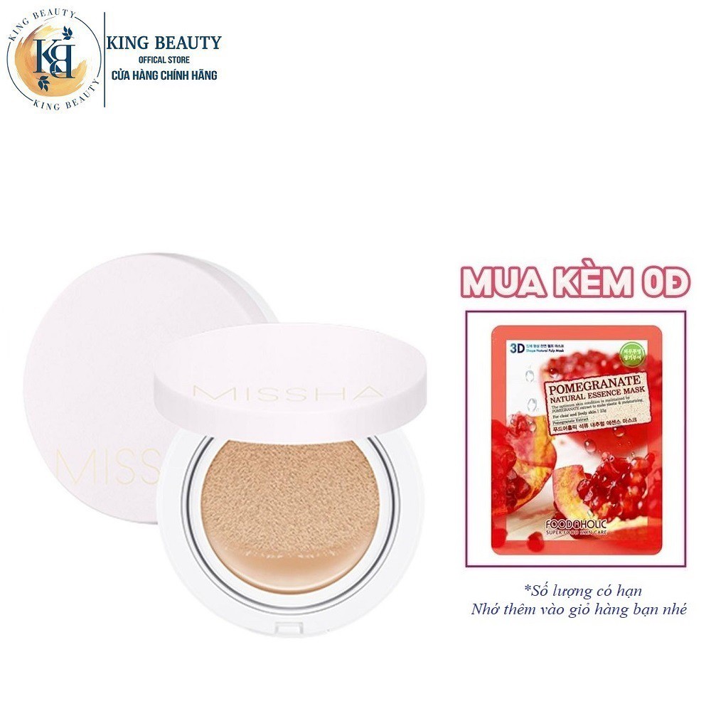 Phấn Nước Che Phủ Tốt, Lâu Trôi Missha Magic Cushion Cover Lasting SPF50+/PA+++ 15g ( hồng )