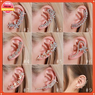 [FREESHIP ]Bông tai nữ💕bông đeo vành tai💕bông kẹp vành tai💕phong cách âu mỹ cá tính cổ điển