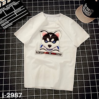 Áo thun tay ngắn Hình con chó (Mẫu 6) - I2987