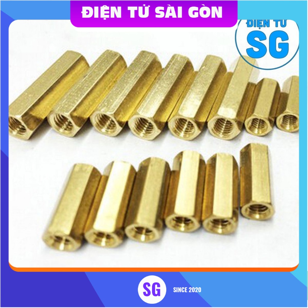 Combo 10 Trụ đồng cái cái 25mm, 30mm, 35mm, 40mm, 45mm, 50mm