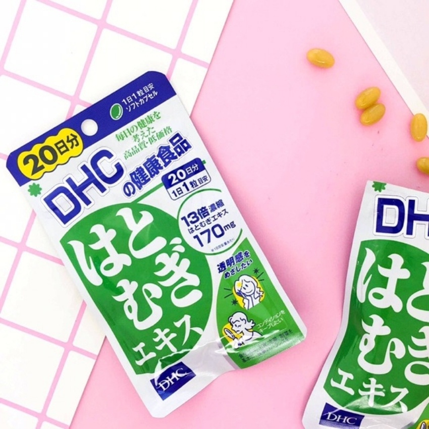 Viên Uống Trắng Da DHC Nhật Bản Chiết Xuất Hạt Coix Làm Trắng, Mịn Và Ngăn Ngừa Khô Nứt Da, Giàu Chất Dinh Dưỡng | Thế Giới Skin Care