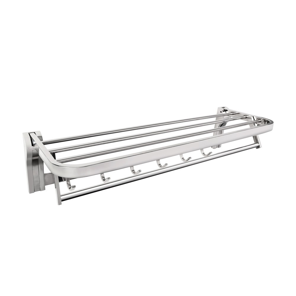 Giàn treo khăn Inox 304 cao cấp, thông minh B800 - Có thể gấp gọn tiện dung, chắc chắn, sáng bóng theo thời gian