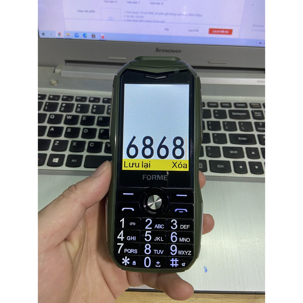 Điện thoại Forme D777 Pin 5800mAh Kiêm sạc dự phòng+ Tặng kèm thẻ nhớ 2GB cho đến khi hết quà | BigBuy360 - bigbuy360.vn