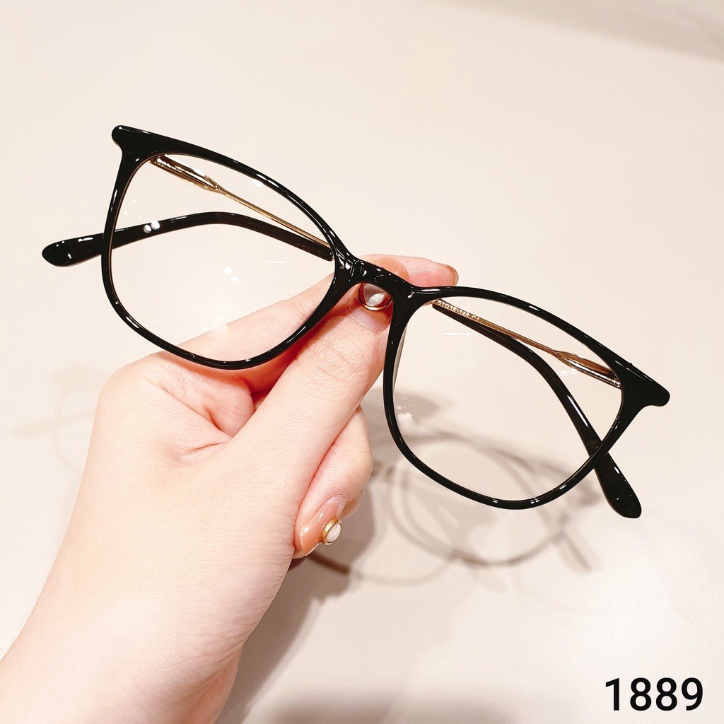 Mắt Kính Gọng Cận Cao Cấp Form Vuông Lyly 661 Phong Cách Ulzzang Siêu Xinh - Hazo