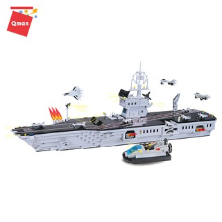 Bộ xếp hình đồ chơi QMAN 113 - TÀU SÂN BAY