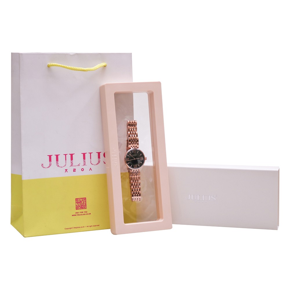 Đồng hồ nữ Julius JA-1282 dây thép kết hợp mặt số la mã