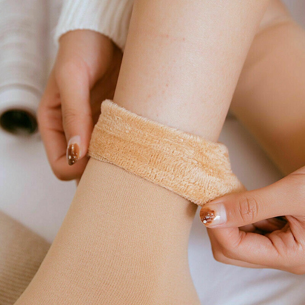 Vớ Lông Cừu Dày Mềm Giữ Ấm Mùa Đông Cho Nam / Nữ