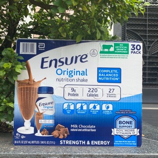 SỮA ENSURE NƯỚC HƯƠNG SOCOLA