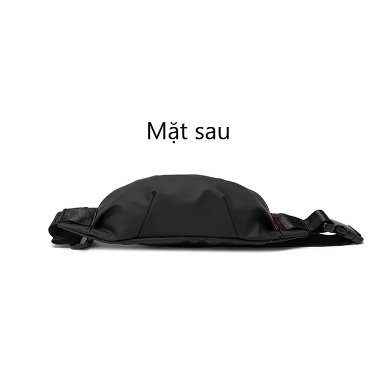 Túi đeo chéo nam mini phong cách đường phố Hàn Quốc, túi đeo hông hoặc đeo ngực linh hoạt nhỏ gọn tiện lợi di chuyển