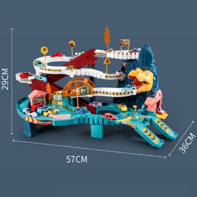 Đồ chơi Garage đỗ xe, đường đua cao tốc, đường hầm khủng long, thang máy tháp sky,Sở Thú Sư Tử cho bé