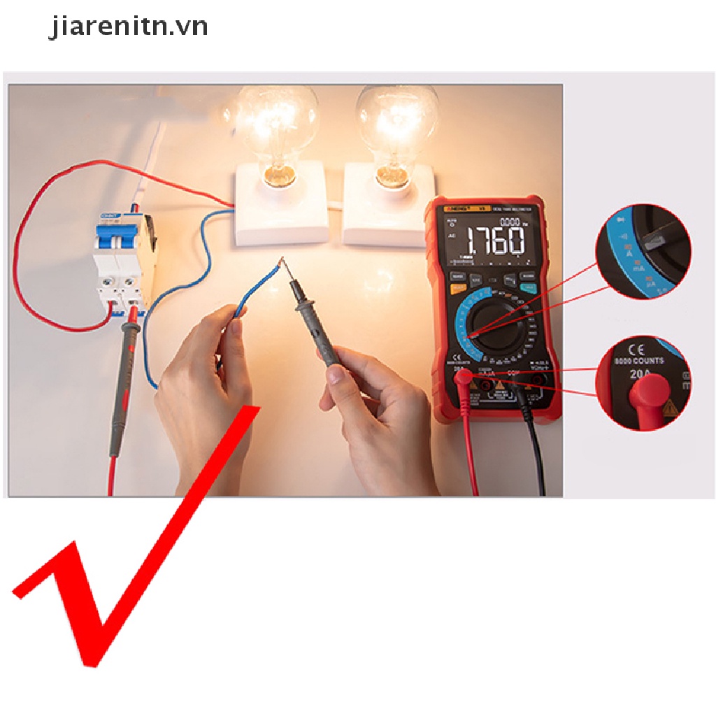 Vạn Năng Kế Thông Minh Kỹ Thuật Số jiarenitn ANENG 620A Đếm 6000