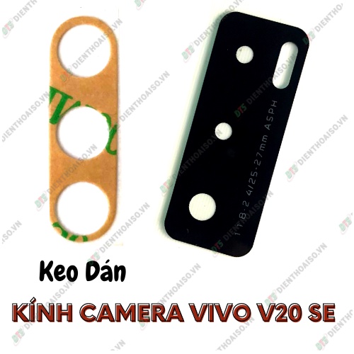 Kính camera vivo v20se kèm keo dán ( mặt kính camera thay cho Vivo V20 SE )