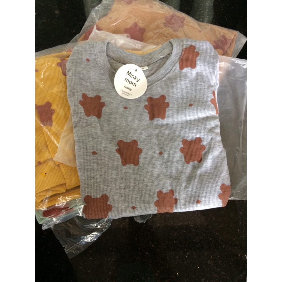 Bộ len Minki mom Baby chất cực đẹp cho bé
