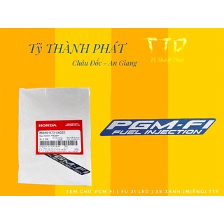 Tem chử pgm fi xe xanh