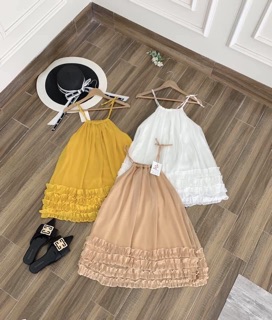 váy yếm bèo siêu sang chảnh