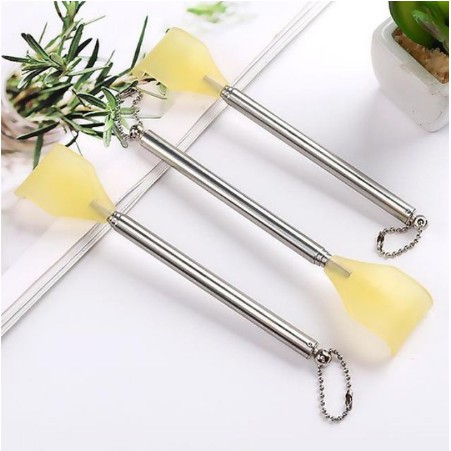 Cây gãi lưng inox rút gọn kéo dài tiện dụng hình bàn tay