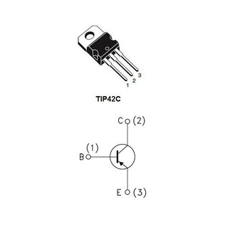 Bộ 25 con Transistor TIP42C 220 PNP 6A 100V