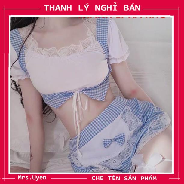 Bộ Đồ Ngủ Cosplay Sexy Nàng Lọ Lem Chăm Chỉ, Váy Ngủ Cosplay Hầu Gái Đủ Phụ Kiện Mã HGX | BigBuy360 - bigbuy360.vn