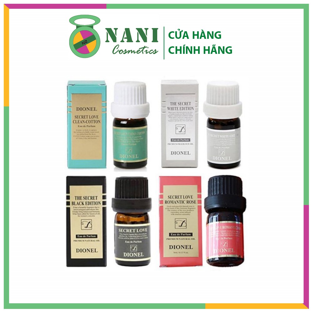 [Chính hãng] Nước hoa vùng kín Dionel Secret Love 5ml Hàn Quốc | Thế Giới Skin Care