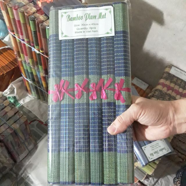 Mành tre khăn trải bàn