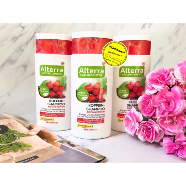 DẦU GỘI COFFEIN BIOTIN ALTERRA