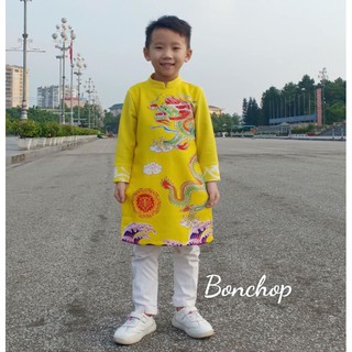 Áo dài cách tân cao cấp cho bé trai