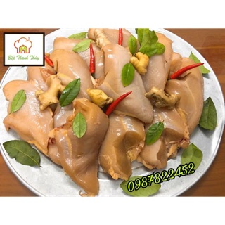 Gà khô lá chanh
