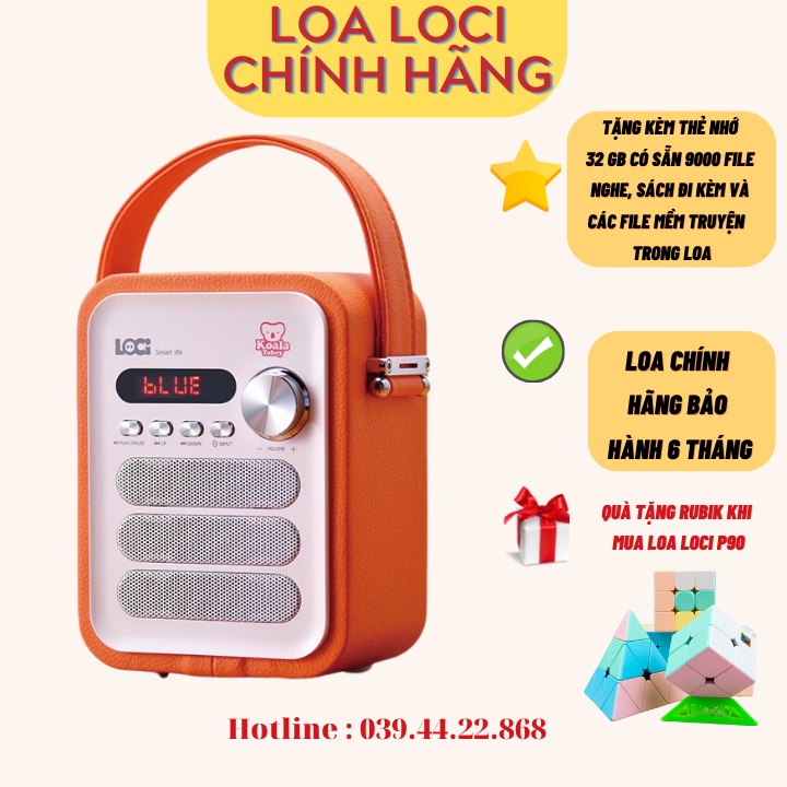Loa Loci Cam nghe tiếng anh cho bé - Loa nghe mp3/ đài FM Loci P50