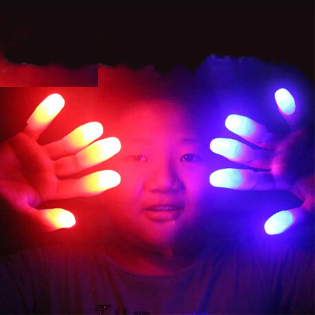 💥Ngón Tay Cái LED Phát Sáng Kỳ Ảo Cho Lễ Hội Ảo Thuật Party Hóa Trang💥 VOUCHER FREESHIP 100K💥000104