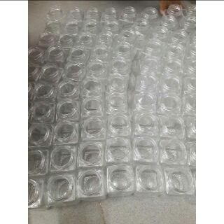 Combo 50 hủ thủy tinh vuông 100ml