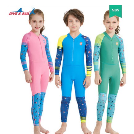 Đồ bơi dài tay cho bé chống nắng UPF50  Đồ bơi dài tay trẻ em