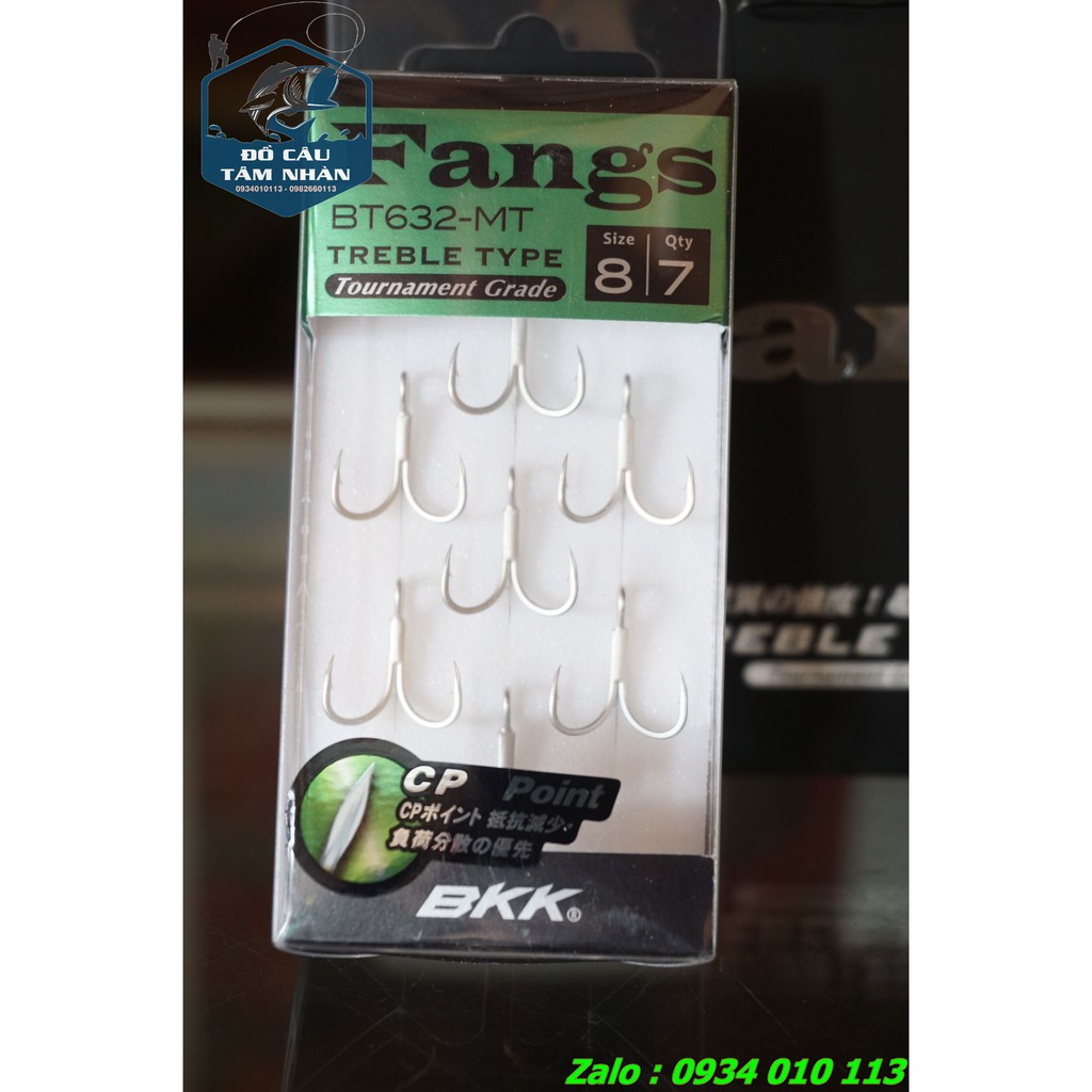 01 hộp lưỡi 3 tiêu BKK Fangs BT632-MT