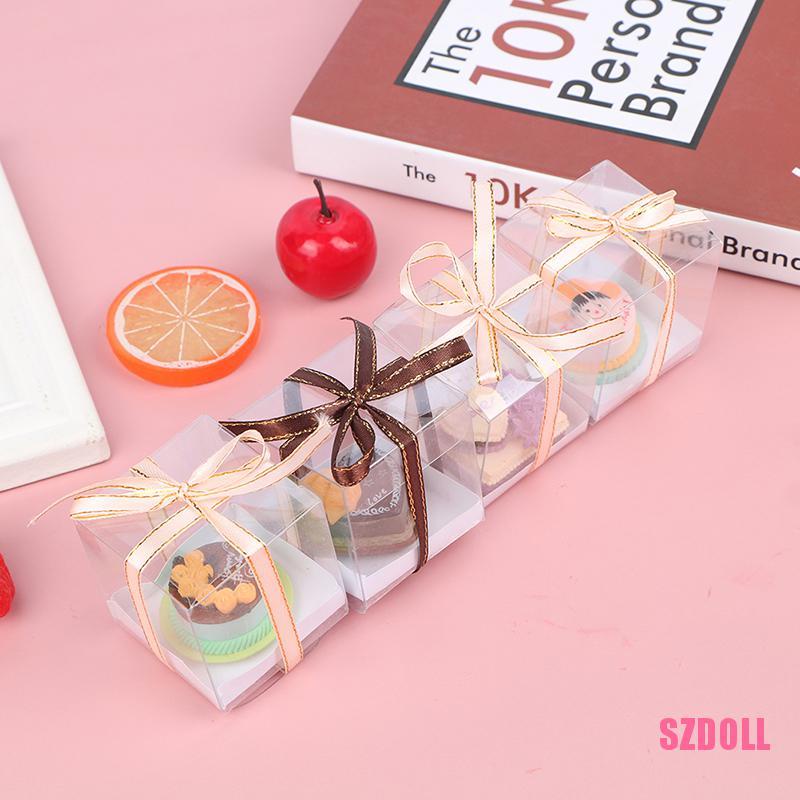 Mô Hình Hộp Bánh Sinh Nhật Mini 1:12 Dành Cho Búp Bê