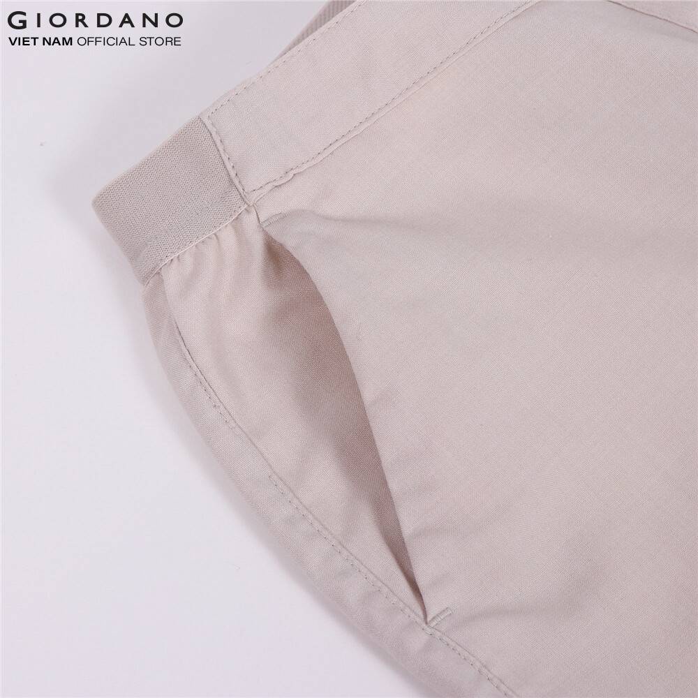 Quần khaki lưng thun dài nữ Giordano 05410027