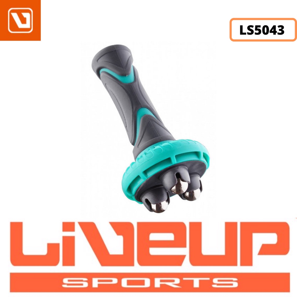 Dụng cụ massage 3 đầu bi Liveup bar từ thương hiệu Livepro hỗ trợ giãn cơ sau tập luyện thể dục thể thao tại nhà LS5043