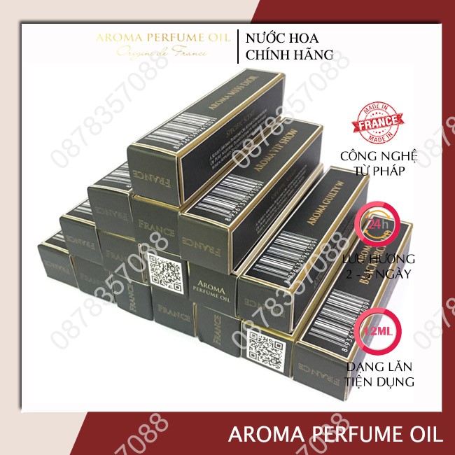 Nước Hoa Nữ, Tinh Dầu Nước Hoa Aroma Miss Dior 12ml - Nhẹ Nhàng, Quyến Rũ | Thế Giới Skin Care