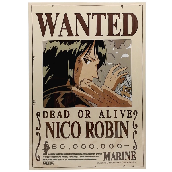 Poster One Piece - Lệnh Truy Nã Robin - TeenBox