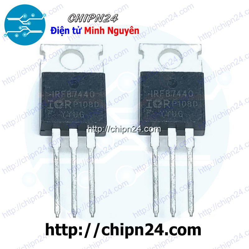 [1 CON] (KT1) Mosfet IRFB7440 TO-220 120A 40V Kênh N (IRFB 7440)