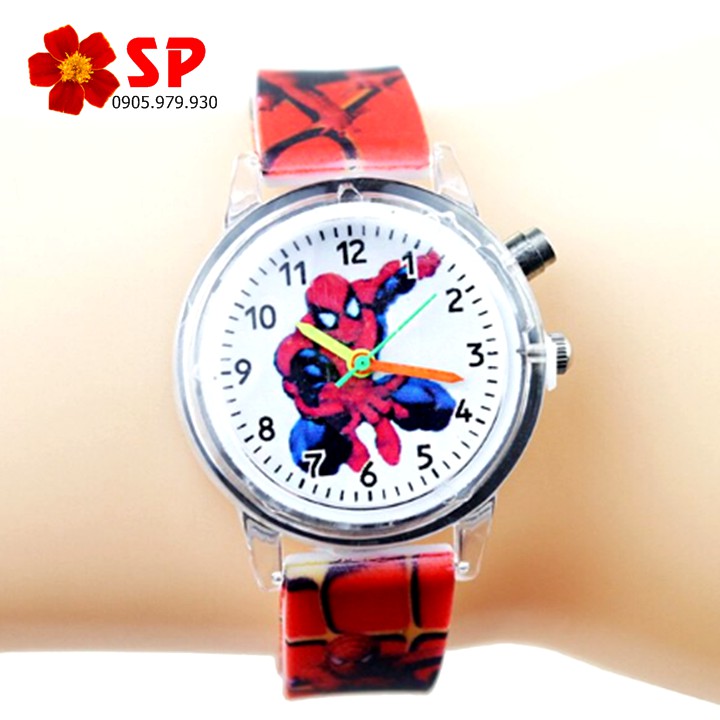 [Mã FAMAYFA2 giảm 10K đơn 50K] ĐỒNG HỒ SIÊU NHÂN NHỆN - CÔNG CHÚA ELSA ĐÈN LED 7 MÀU (CHUYÊN SỈ) | BigBuy360 - bigbuy360.vn