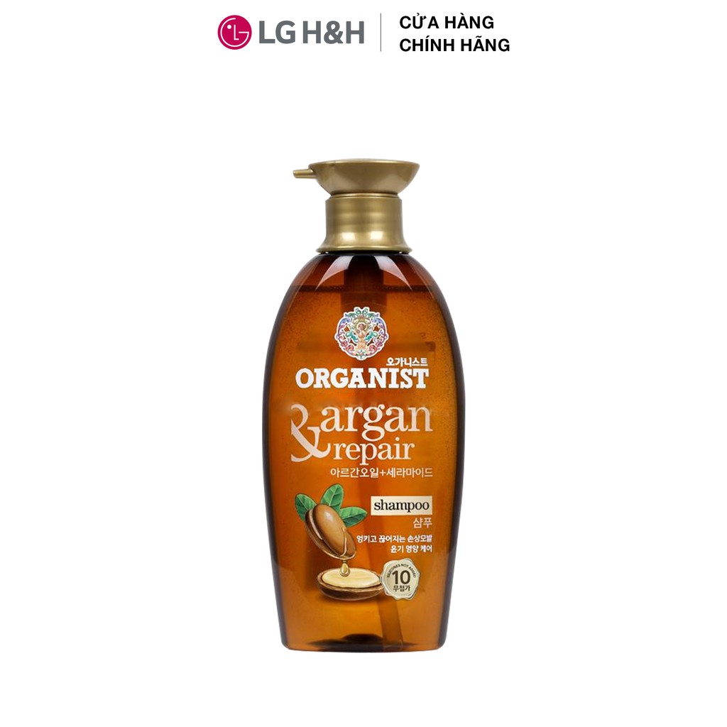 Dầu gội nuôi dưỡng tóc Organist dành cho tóc hư tổn – Tinh dầu Morocco Argan 500ml