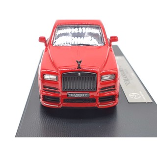 Xe Mô Hình Rolls Royce Mansory Cullinan 1:64 Time Micro ( Supreme Đỏ )