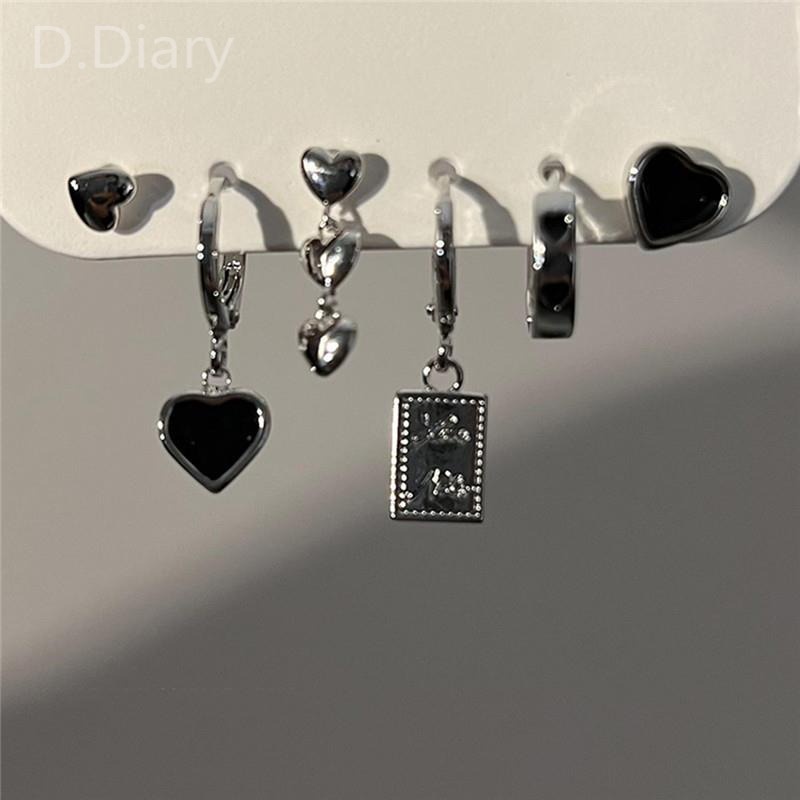 Set Khuyên Tai Thời Trang Mới Cho Nữ Bộ Khuyên Tai Hình Tròn Phong Cách Cổ Điển Thời Trang Cho Nữ